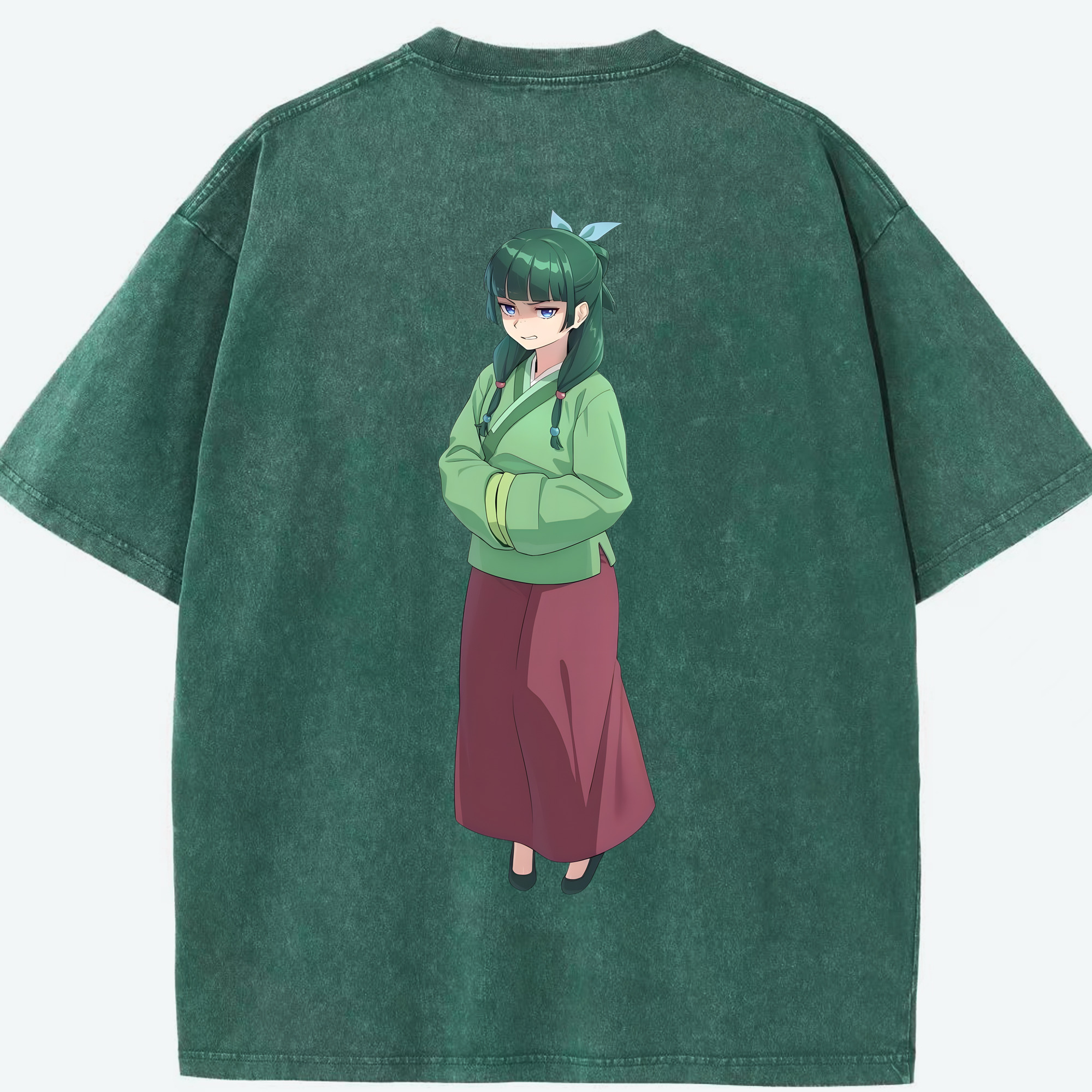 （画像用） 薬屋のひとりごと The Apothecary Diaries 綿100% ヴィンテージ風 半袖Tシャツ（背面プリント）